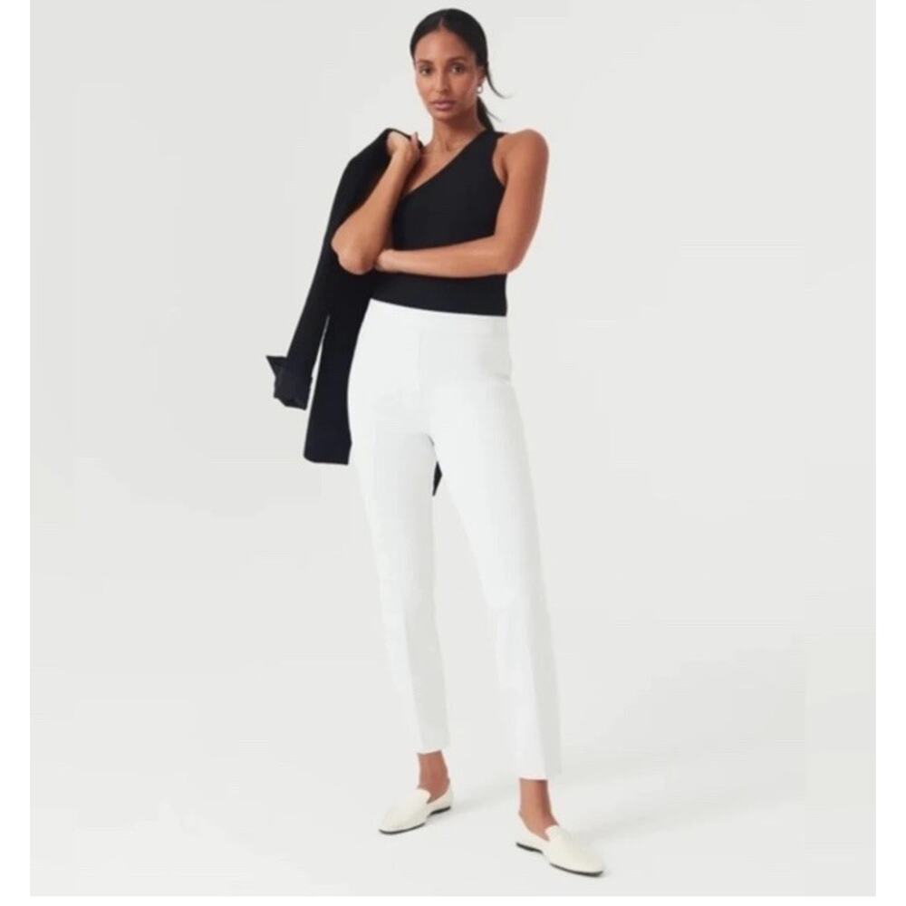 SPANX White Straight Leg Pants